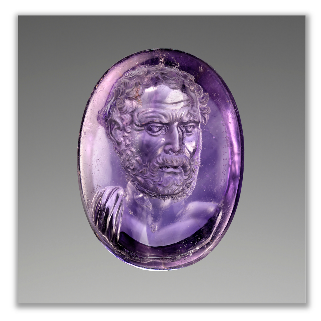 Amethyst Vintage carving