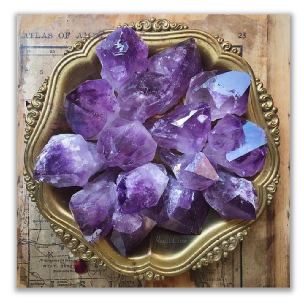 Amethyst gemstone