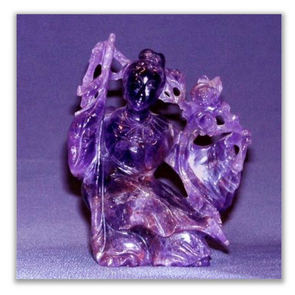 Amethyst sculpture
