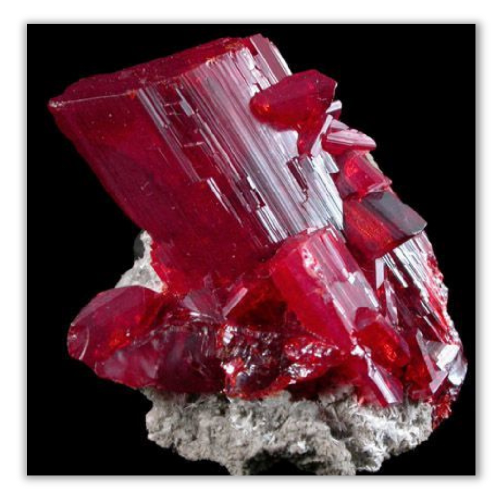 Outstanding Gemmy Realgar Crystal - The Mineral and Gemstone Kingdom