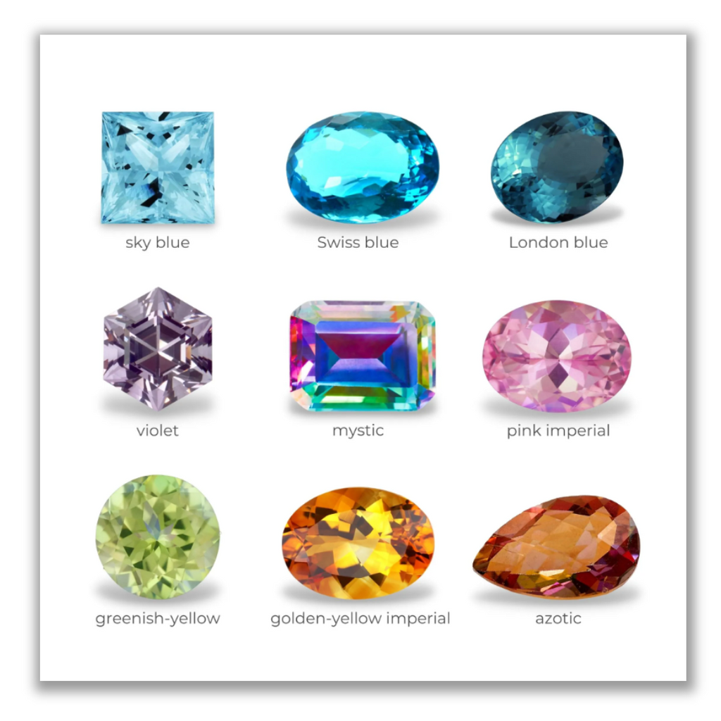 Topaz colors