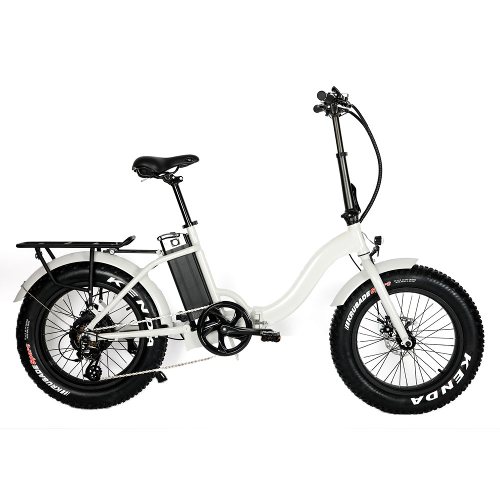 Eunorau E Fat Step White Electric Bike