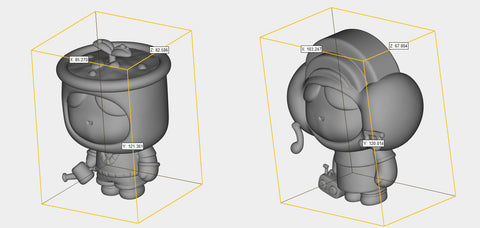 Vinyl Figurine 3D Molds