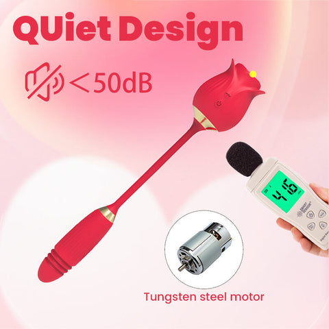 rose toy clit sucker vibrator red