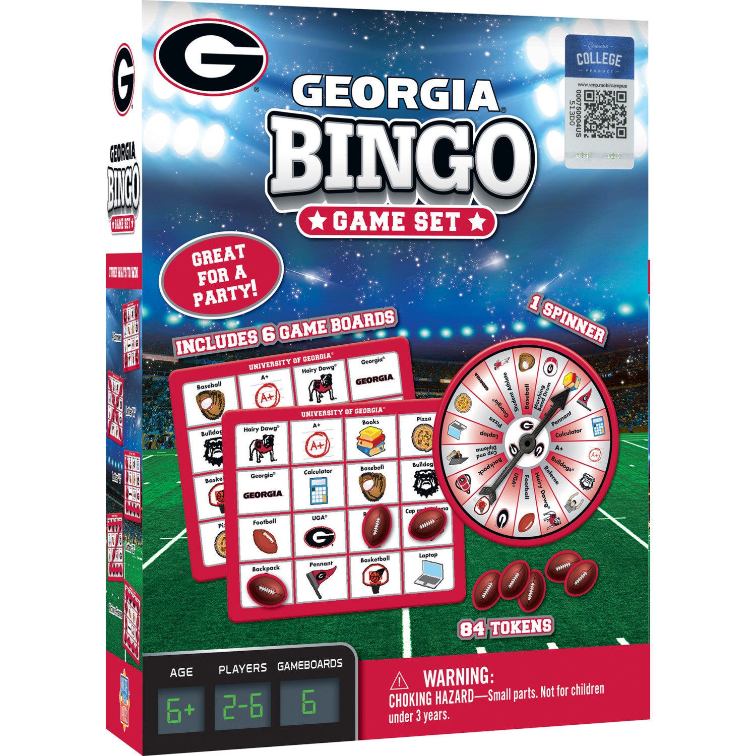 Georgia Bulldogs Bingo Game