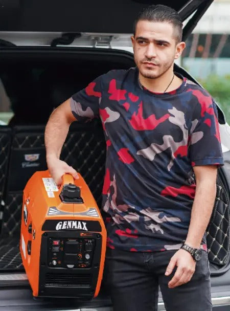 GENMAX GM1200i 1200 Watt Gasoline Inverter Generator with CO Detect
