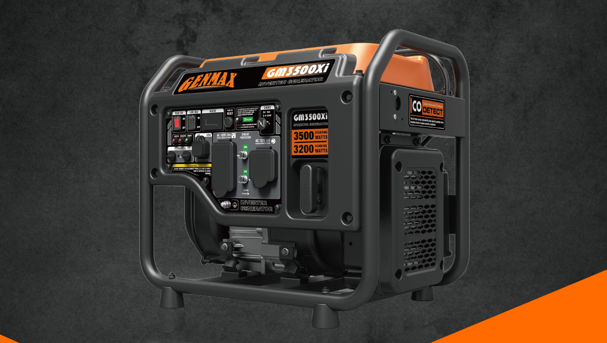 GENMAX GM3500Xi 3500 Watt Open Frame Inverter Generator with CO Detect (1)
