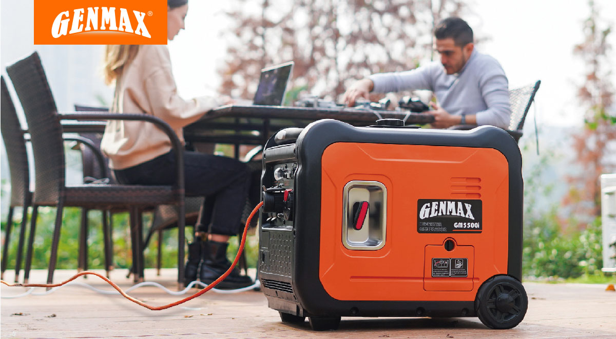 GENMAX GM5500i 5500 Watt Gasoline Inverter Generator with CO Detect