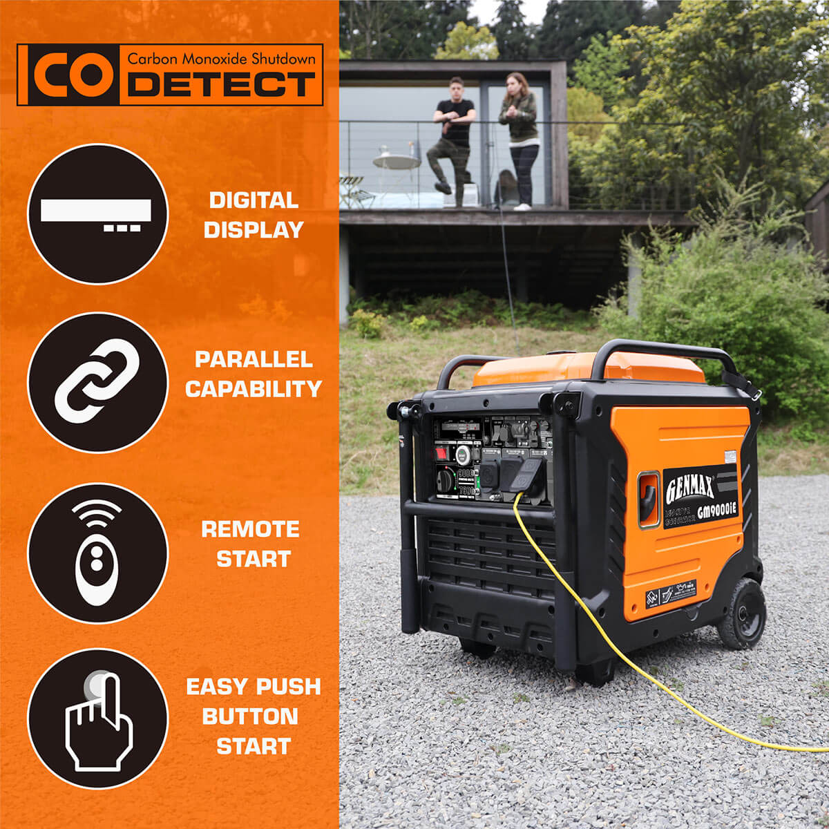 GM9000iE Gasoline Inverter Generator