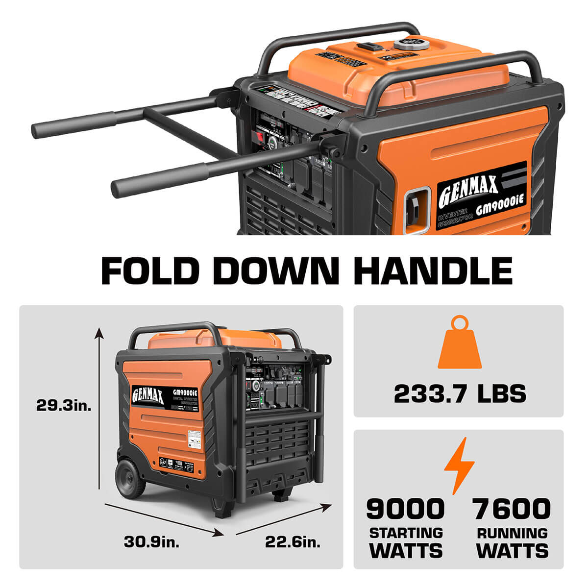 GM9000iE Gasoline Inverter Generator