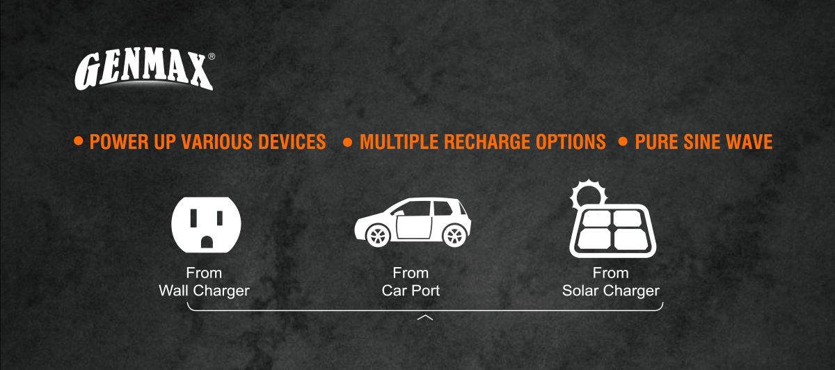 GENMAX MP330 330 Watt Portable Power Station