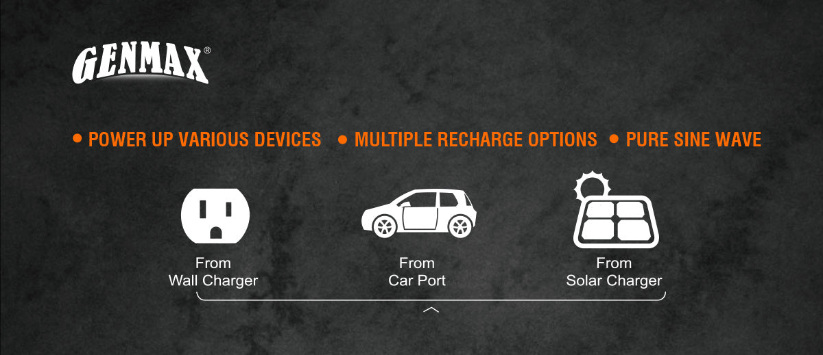 GENMAX MP500 500 Watt Portable Power Station