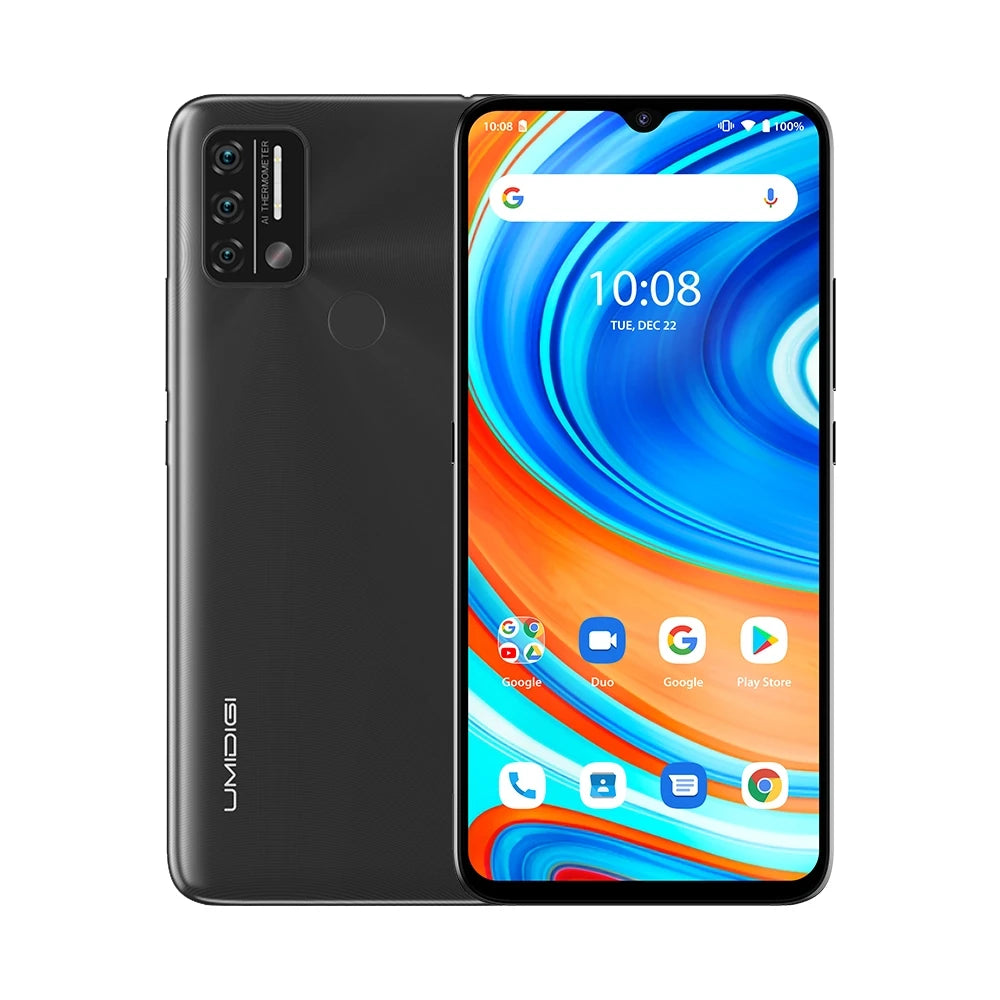 UMIDIGI A9 6.3 inch Triple Back Cameras 5150mAh Battery 4G cellular mobile phone support Google Play