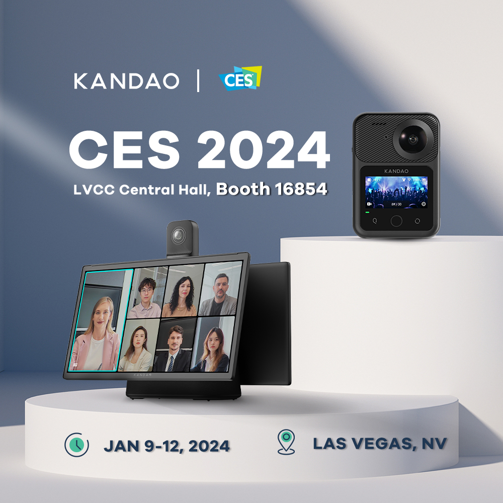 Kandao CES 2024, booth 16854 in the central hall