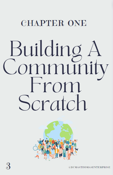How To Build A Community E-Book