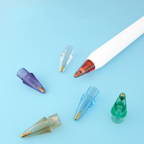 multi color pencil tips
