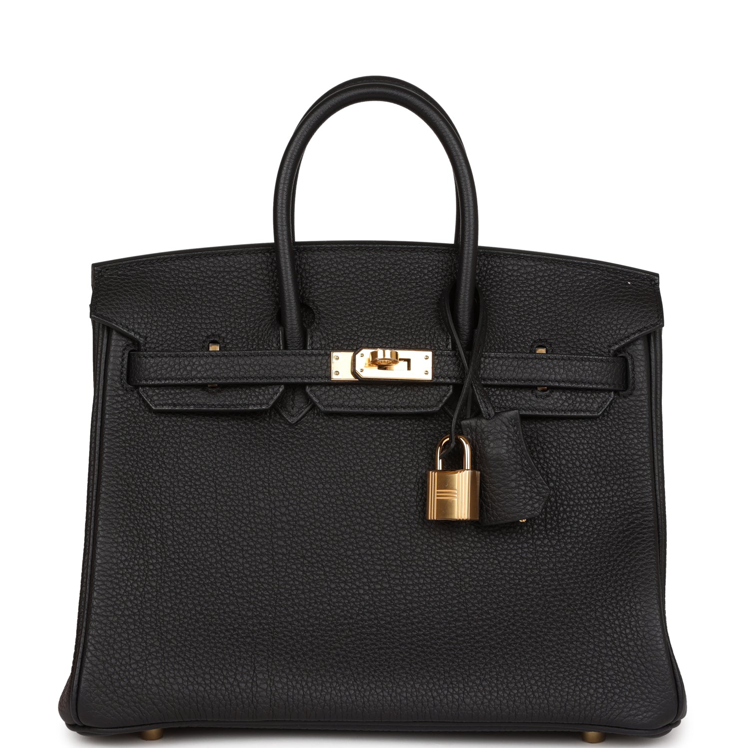 Hermes Birkin 25 Black Togo Gold Hardware