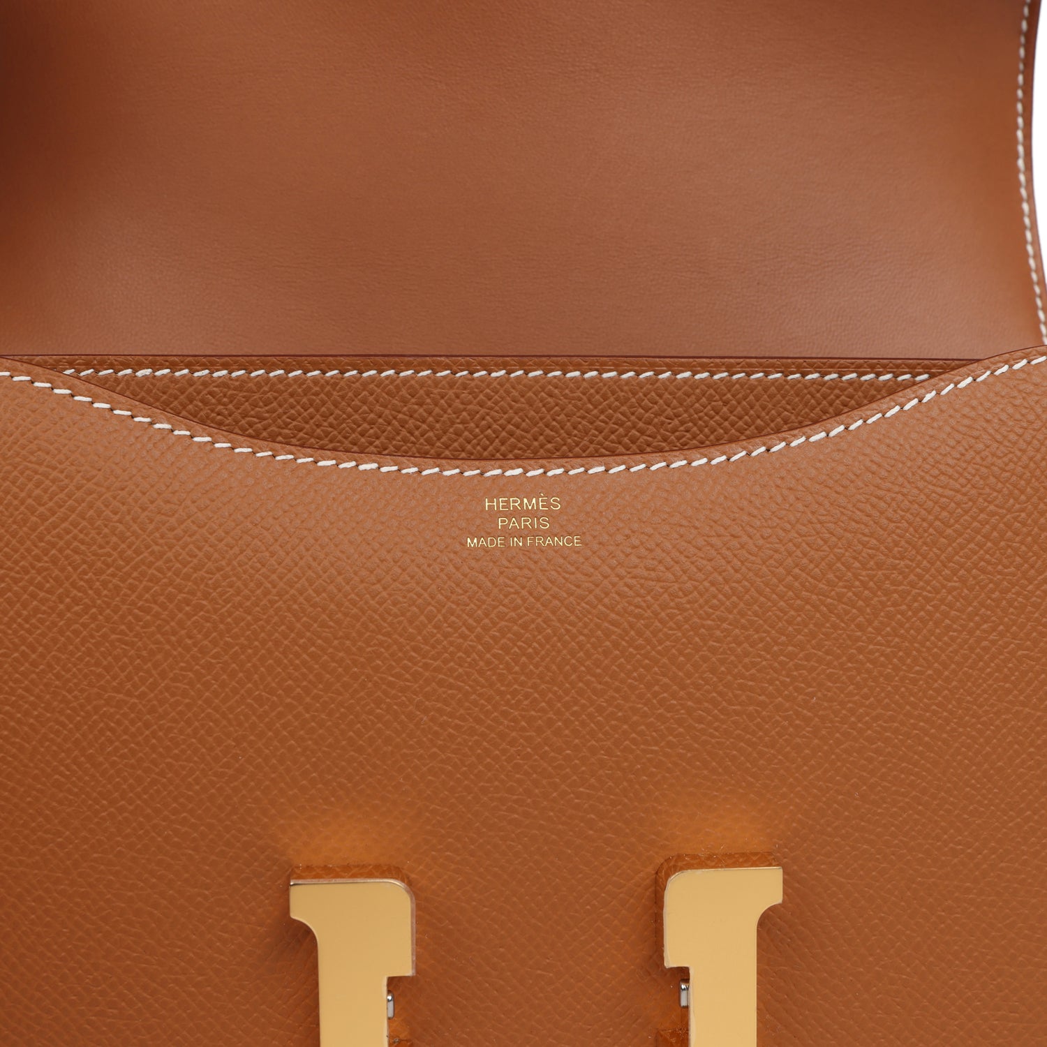 Hermes Constance 18 Gold Epsom Gold Hardware