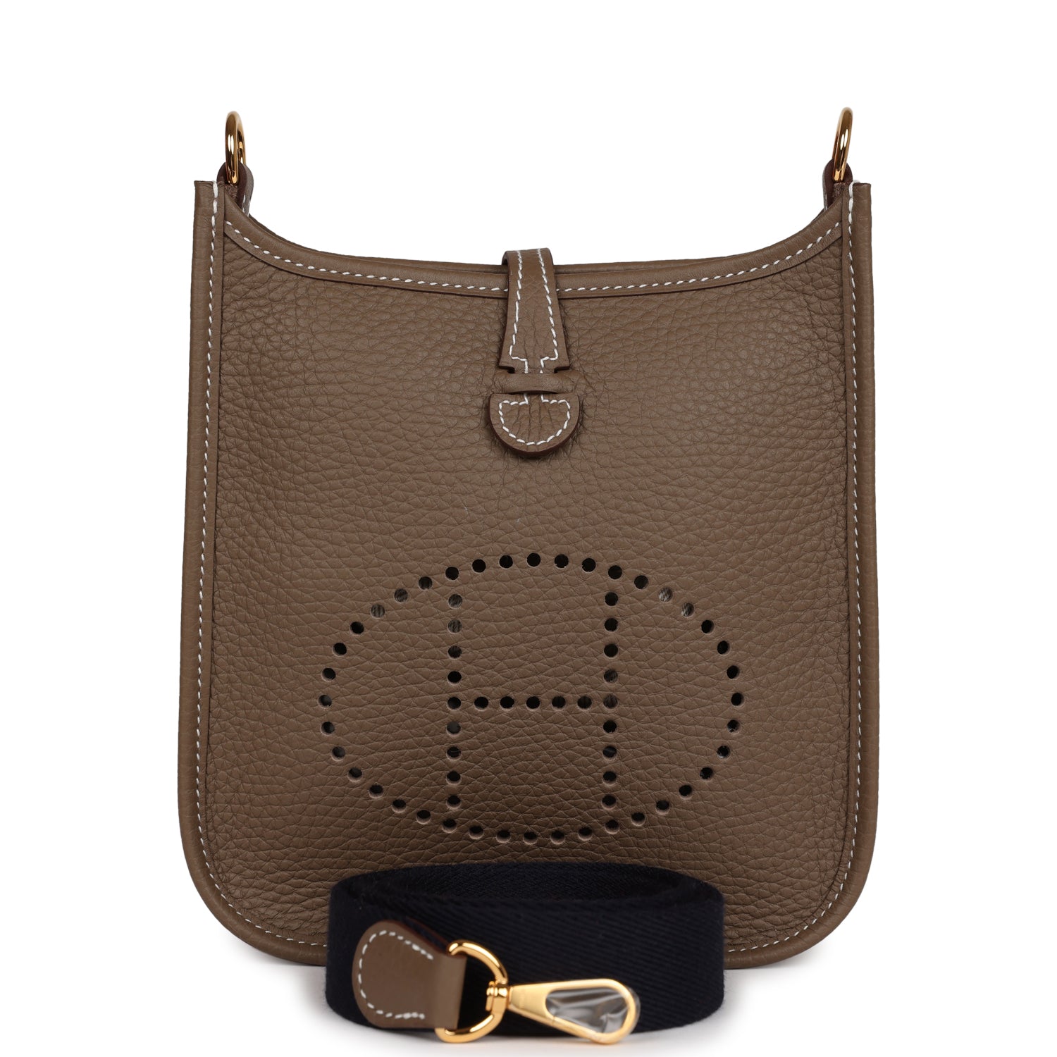 Hermes Evelyne TPM Etoupe Clemence Gold Hardware