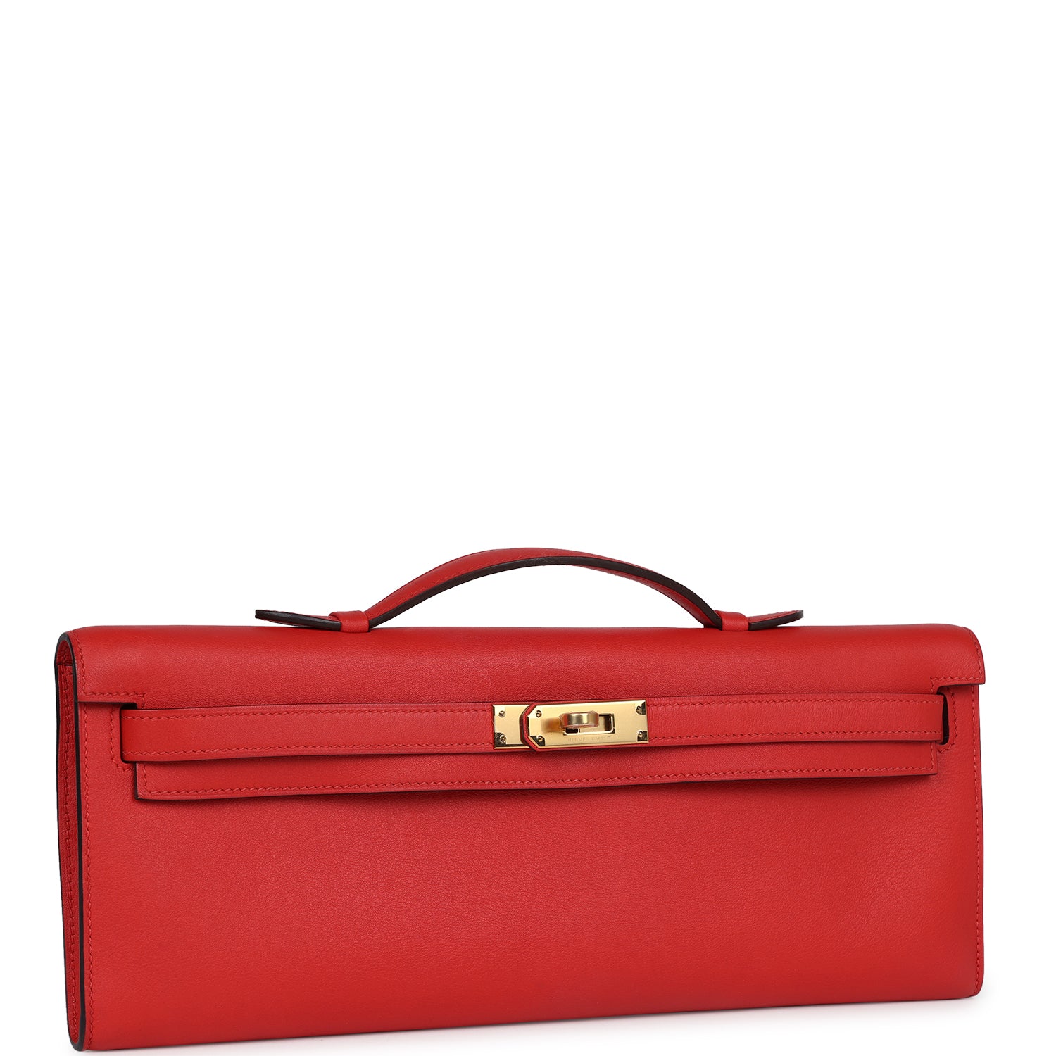 Hermes Kelly Cut Rouge Tomate Swift Gold Hardware