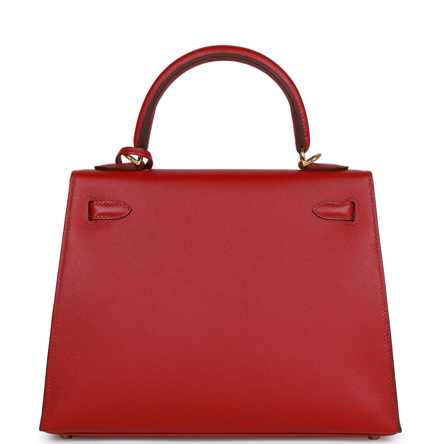 Hermes Kelly Sellier 25 Rubis Madame Gold Hardware