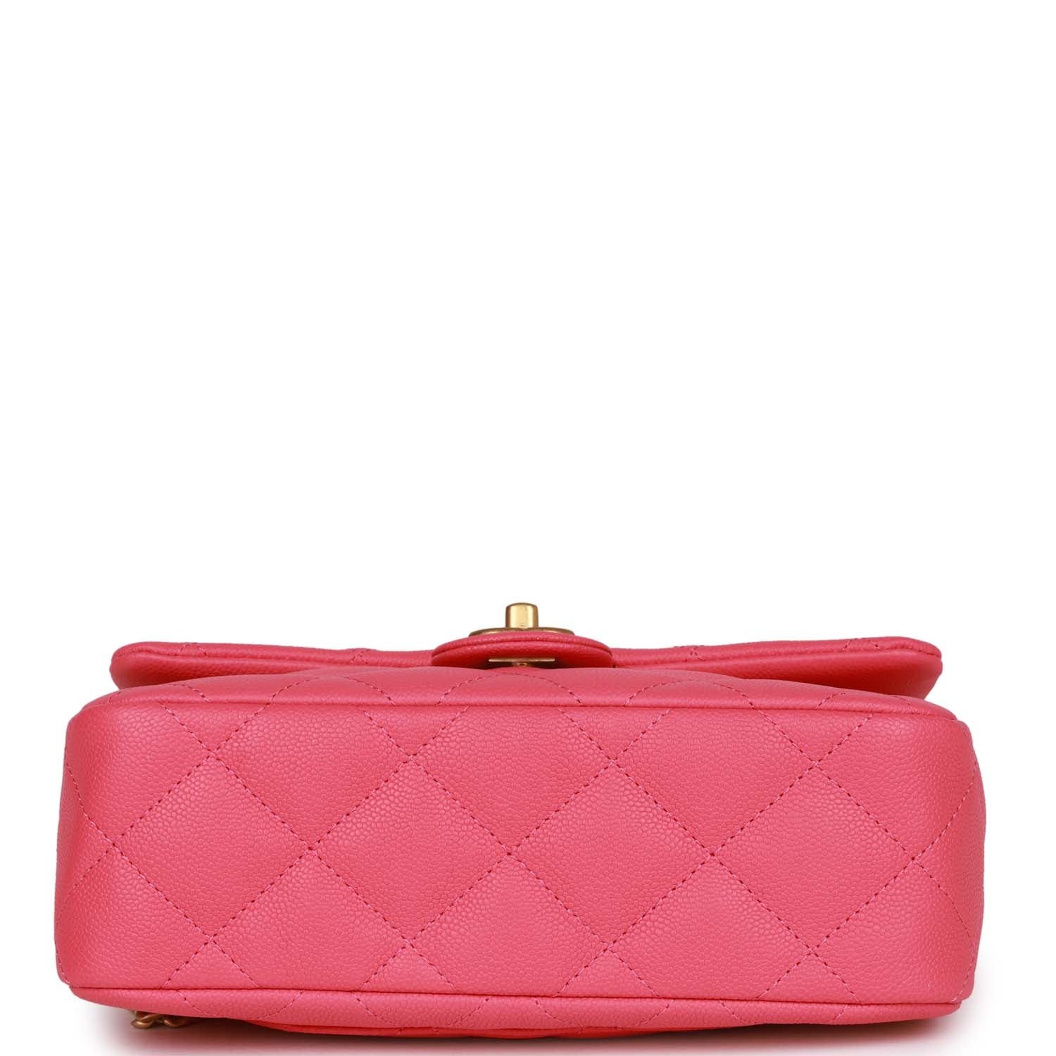 Chanel Medium Sweetheart Crush Flap Bag Pink Caviar Antique Gold Hardware