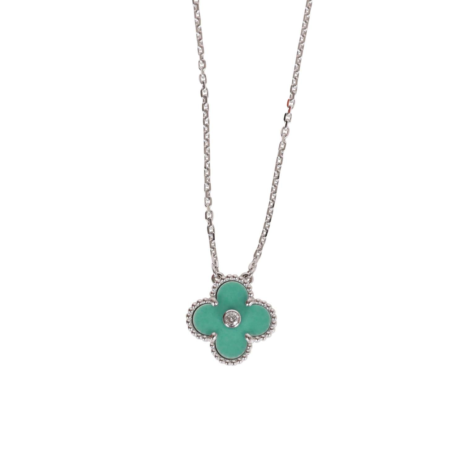 Van Cleef & Arpels 2022 Holiday Alhambra Pendant Necklace