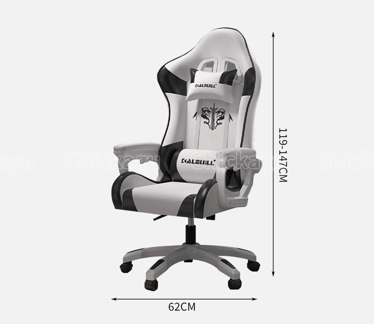 人間工学 ヘッドレスト ランバーサポート 二重充填 スチールフレーム リクライニング チェア ワークチェア ゲーミングチェア モダン おしゃれ 快適 BGY-C015 chickagu