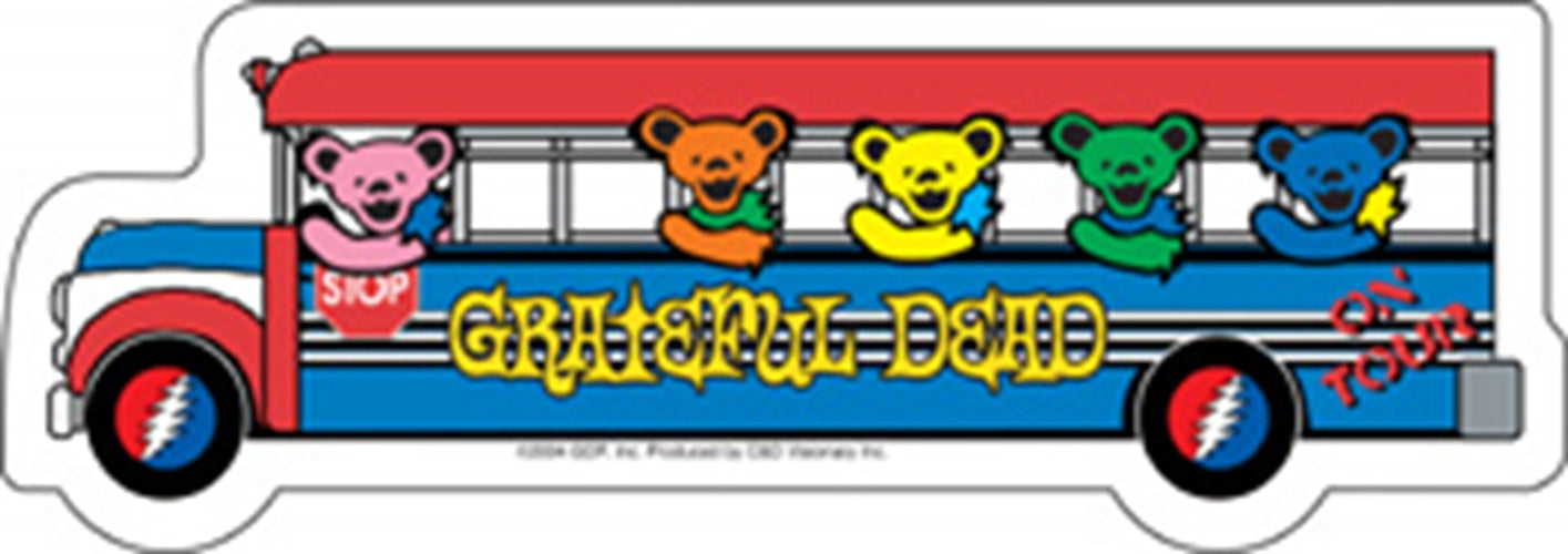 GRATEFUL DEAD Bear Bus Sticker