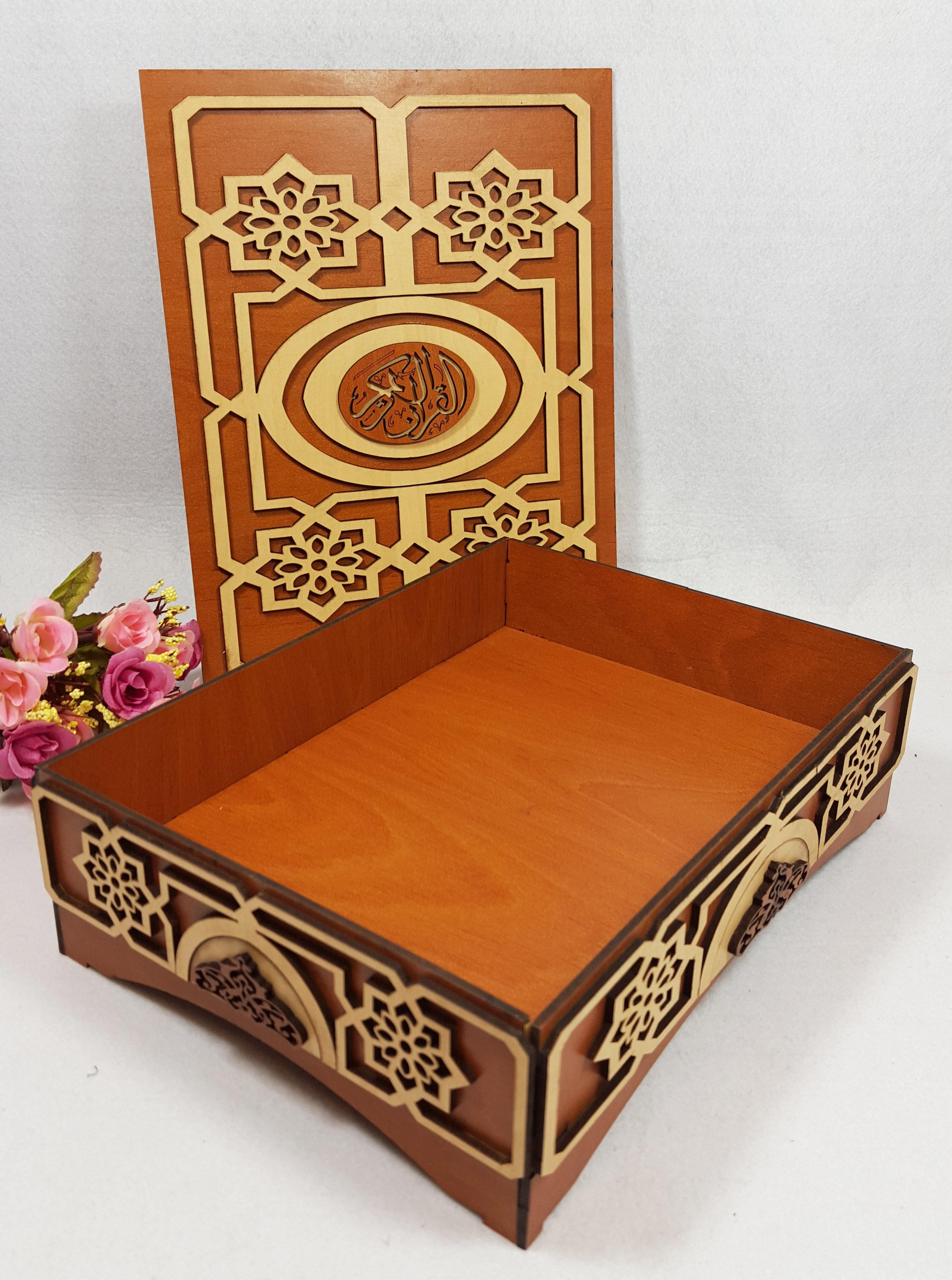 Handmade  Wood Quran Box 9