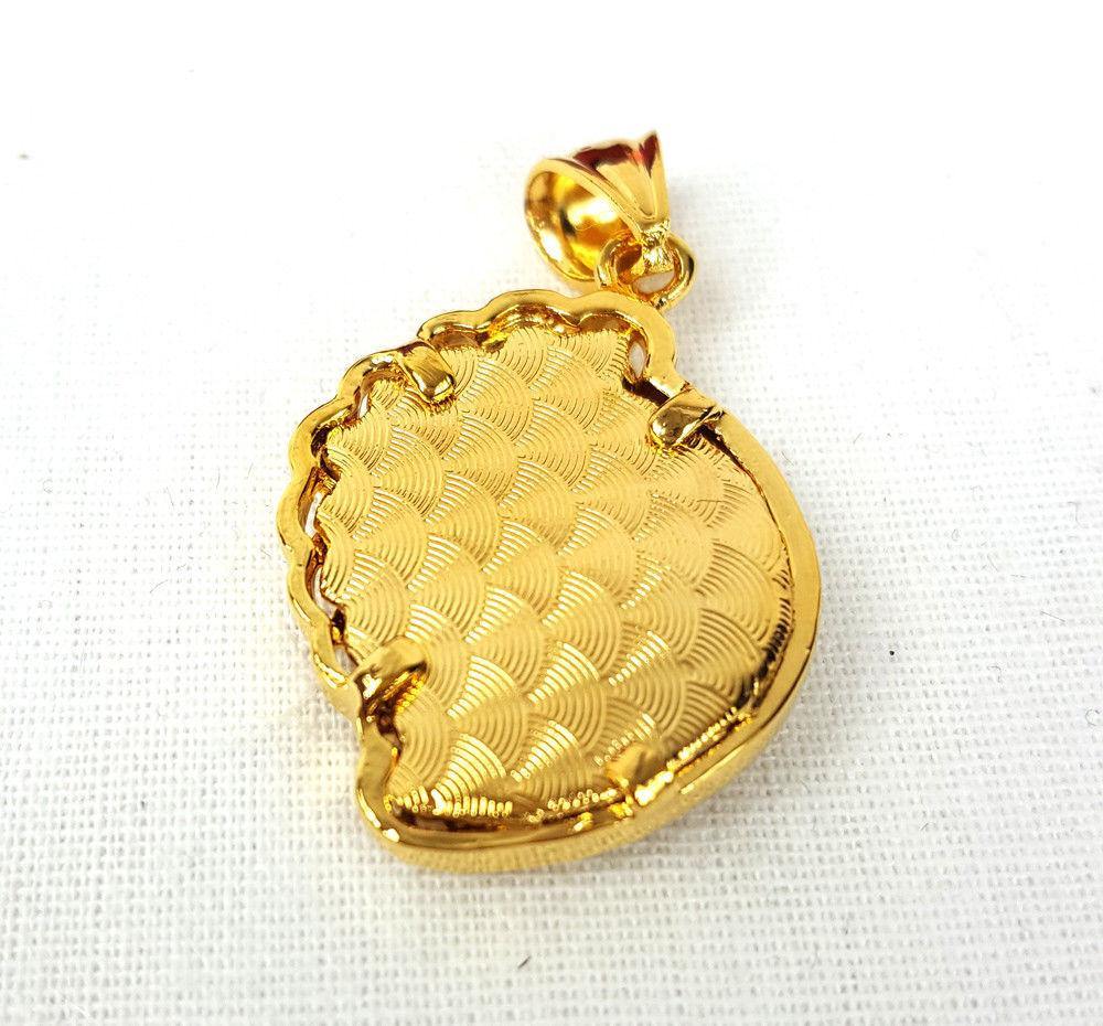 24k Gold Plated Islamic Pendant Copper Necklace