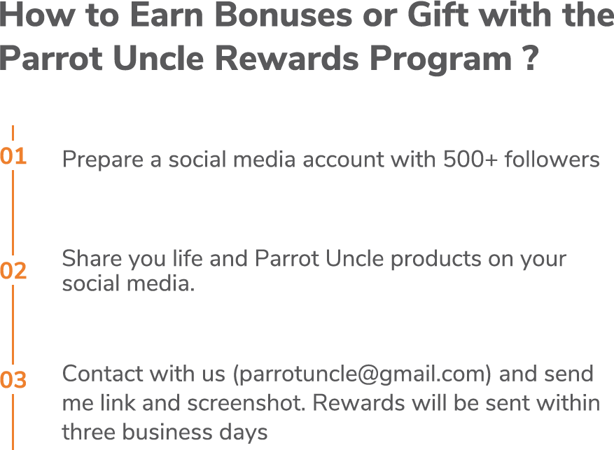 Creator Rewards Program — ParrotUncle.AU