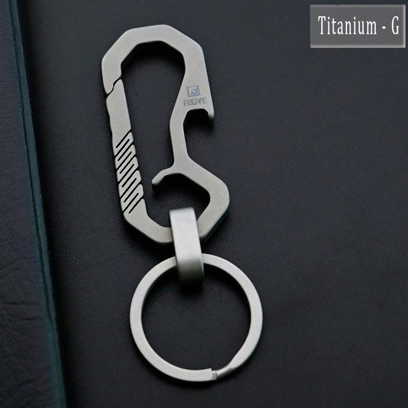 Titanium Luxury Key Chain Ultra Lightweight EDC Carabiner