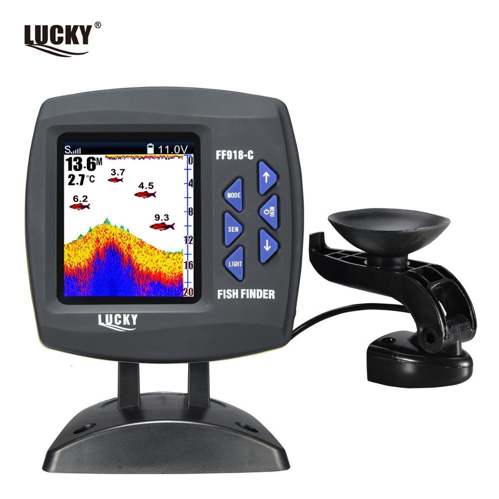 LUCKY FF918-C180S Wired Fish finder 540ft/180m Fish Detector sonar