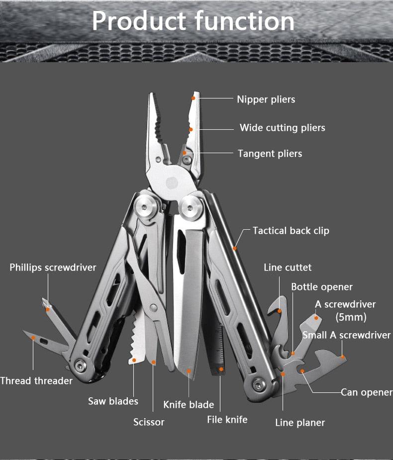 Multitool Plier Cable Wire Cutter Tools Camping EDC