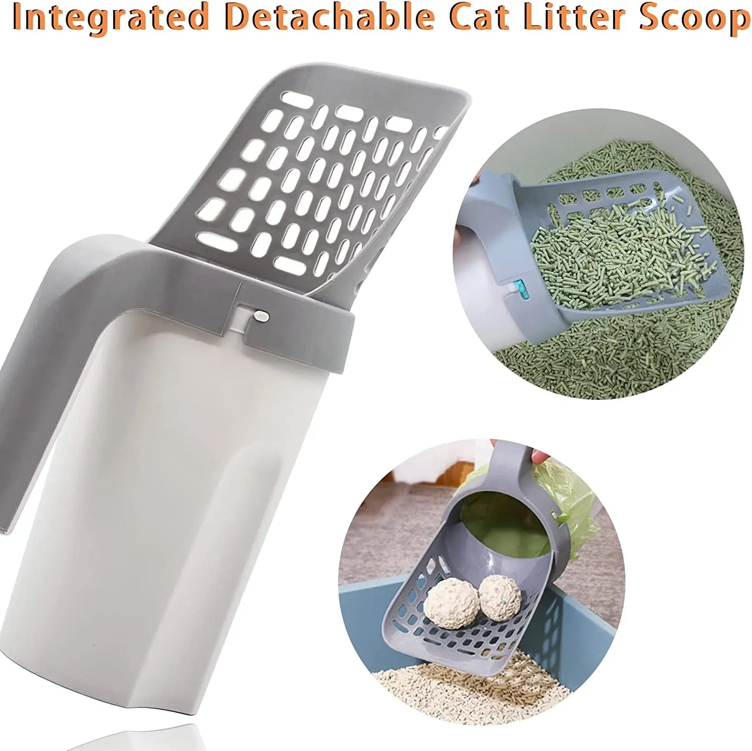 Self-Cleaning Cat Litter Shovel