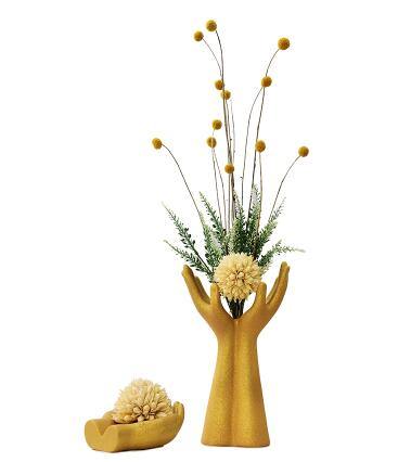 European Hand Model Ceramic Vase Decoration