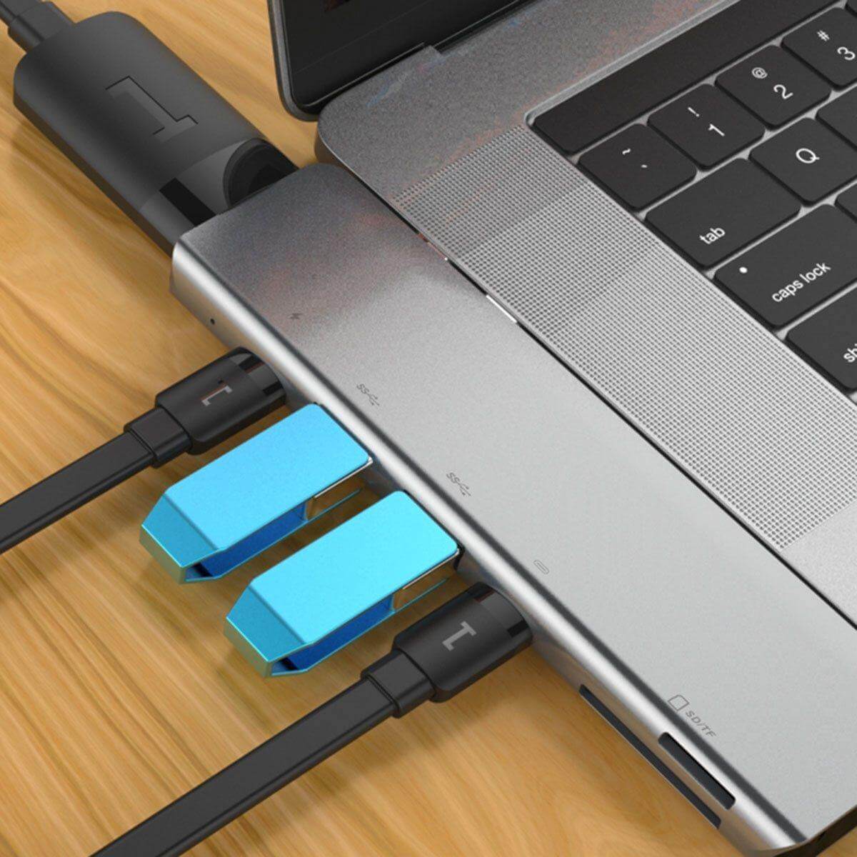 7in1 USB C Hub Adapter For Macbook