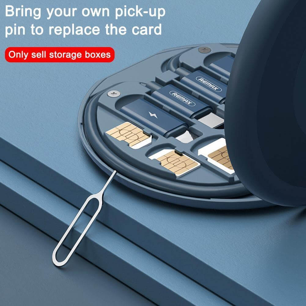 Universal Fast Charging Data Cable Storage Hub