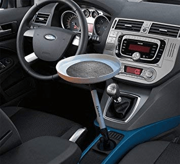 Multifunctional Adjustable Rotating Car Food Tray