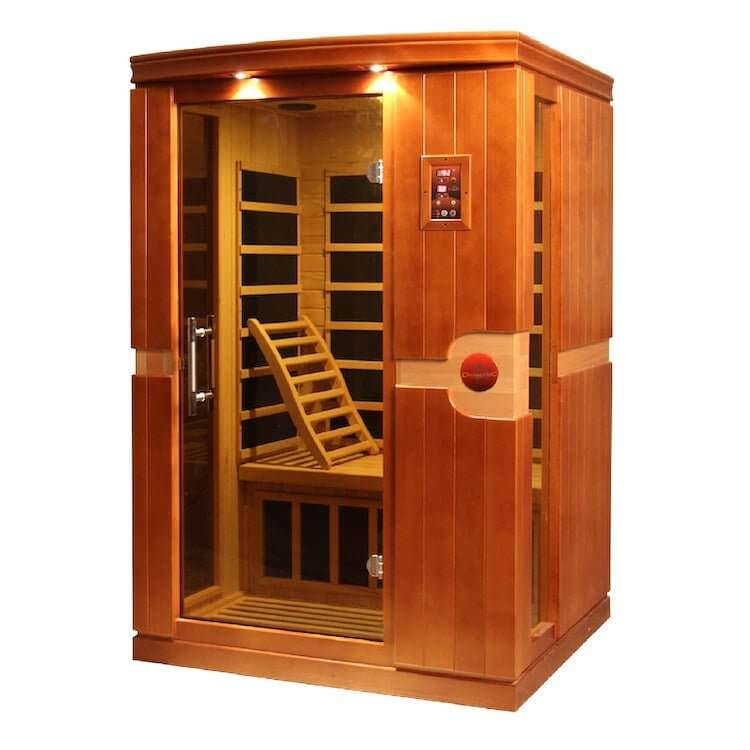 Dynamic Venice 2-Person Low EMF FAR Infrared Sauna (Canadian Hemlock)