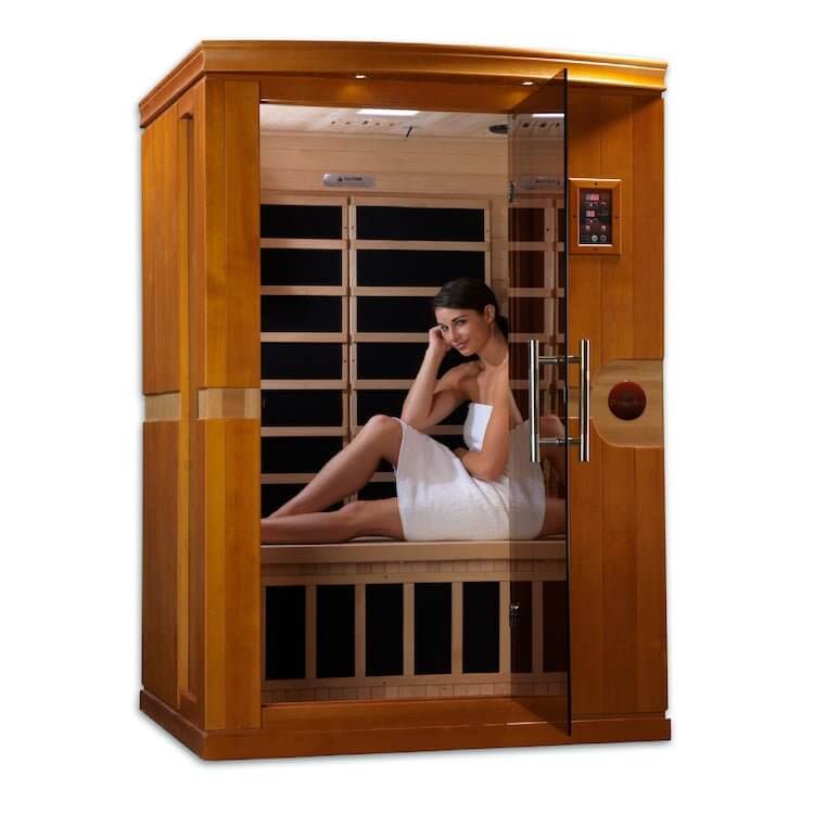 Dynamic Venice 2-Person Low EMF FAR Infrared Sauna (Canadian Hemlock)