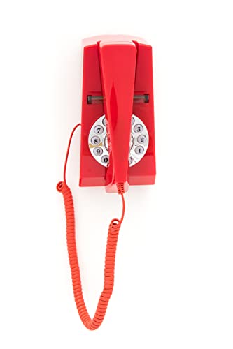 GPO GPOTRMB Trim Telephone Desktop Push-Button Telephone (Red)