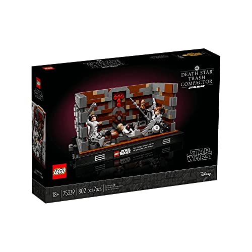 LEGO Star Wars Death Star Trash Compactor Diorama 75339 Building Kit (802 Pieces)