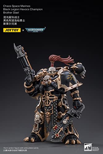 BLOOMAGE JOYTOY (BEIJING) TECH Warhammer 40K BLACKLEGION HAVOCS Champ SLAEL 1/18 FIG, Multi