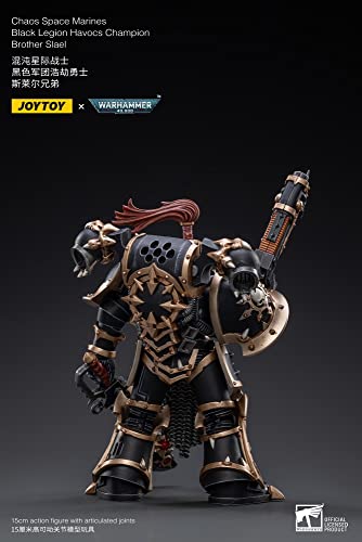 BLOOMAGE JOYTOY (BEIJING) TECH Warhammer 40K BLACKLEGION HAVOCS Champ SLAEL 1/18 FIG, Multi