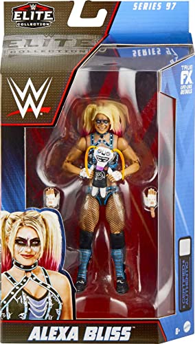 Mattel WWE Action Figures, WWE Elite Alexa Bliss Figure with Accessories, Collectible