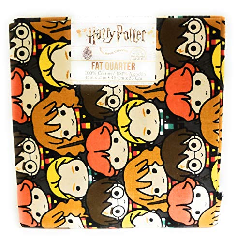 Harry Potter Faces - 1 Fat Quarter - 100% Cotton