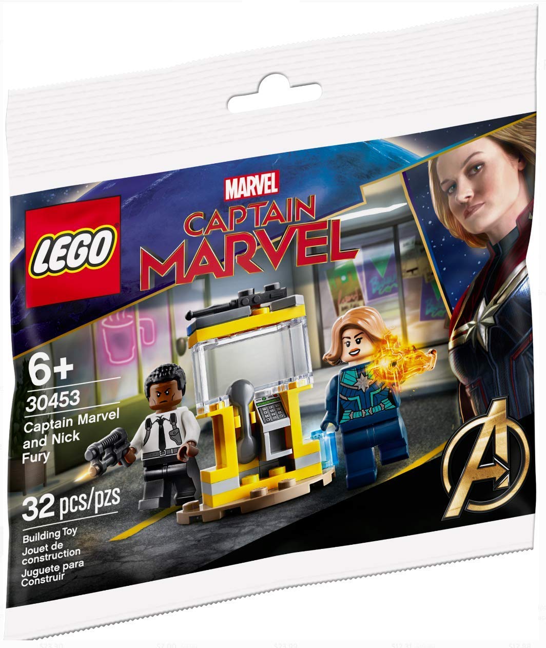 LEGO Marvel Captain Marvel and Nick Fury Limited Edition Polybag (30453)