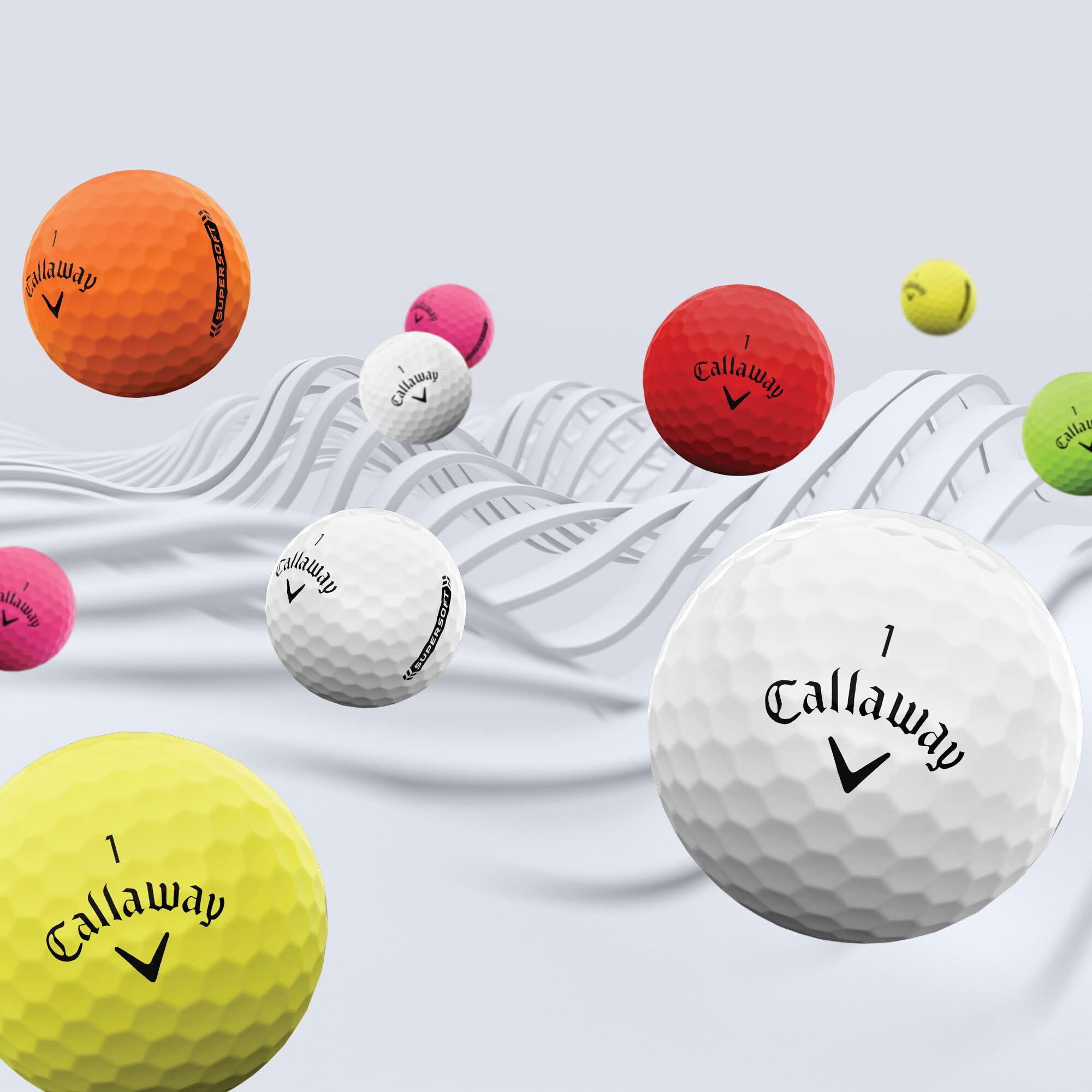 Callaway Golf Supersoft Golf Balls (2023 Version, Yellow)